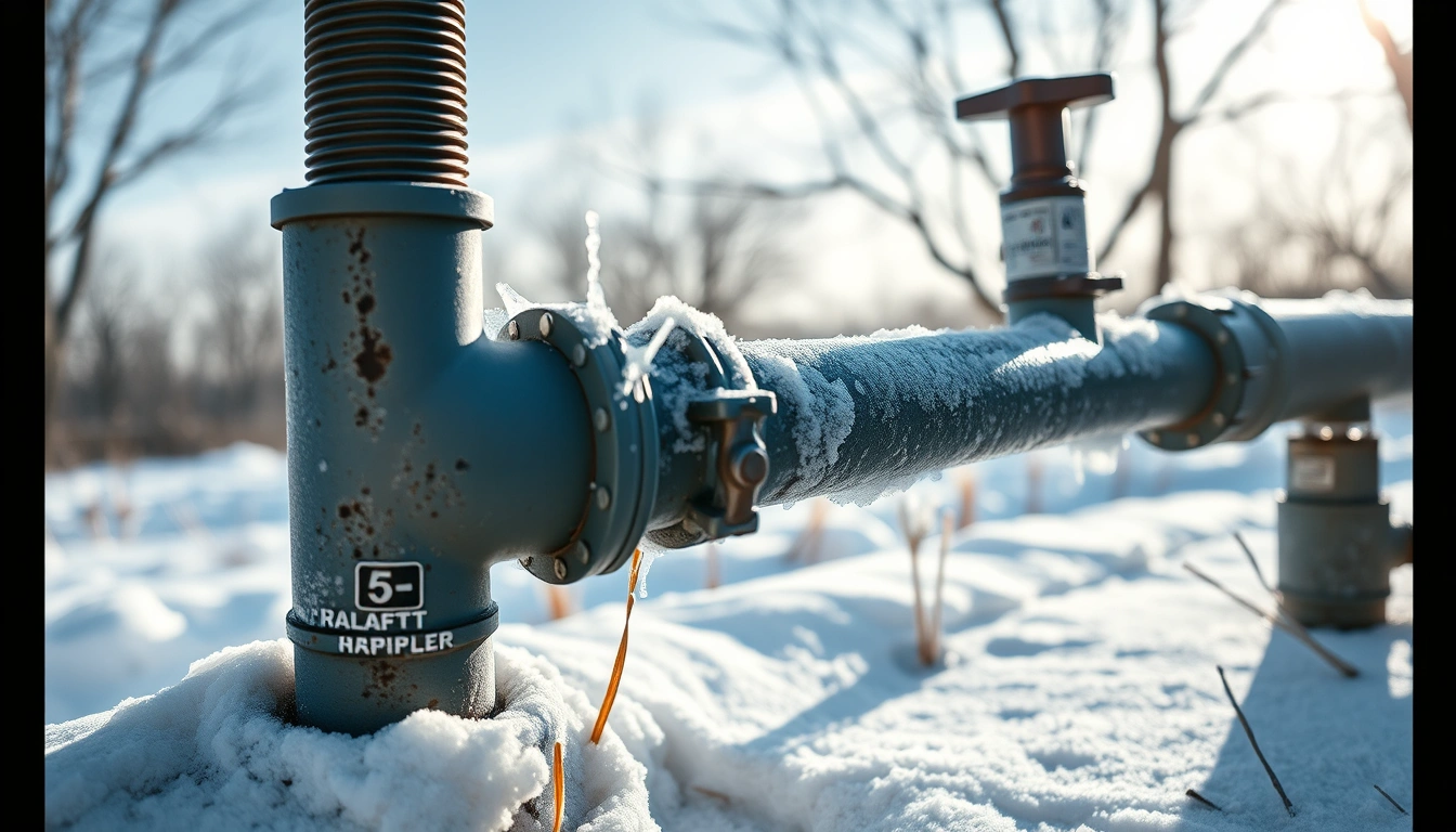 burst pipe repair Kokomo winter