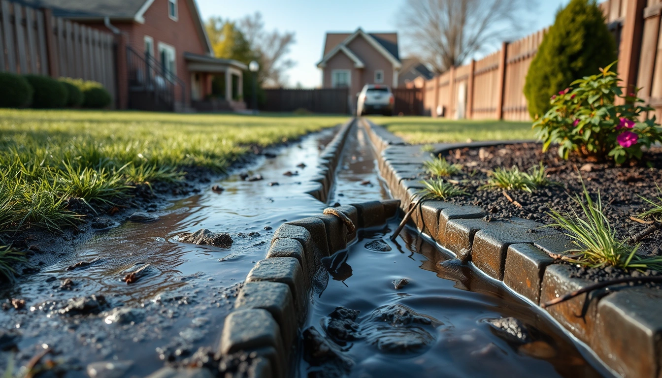 outdoor drain flooding Kokomo yard