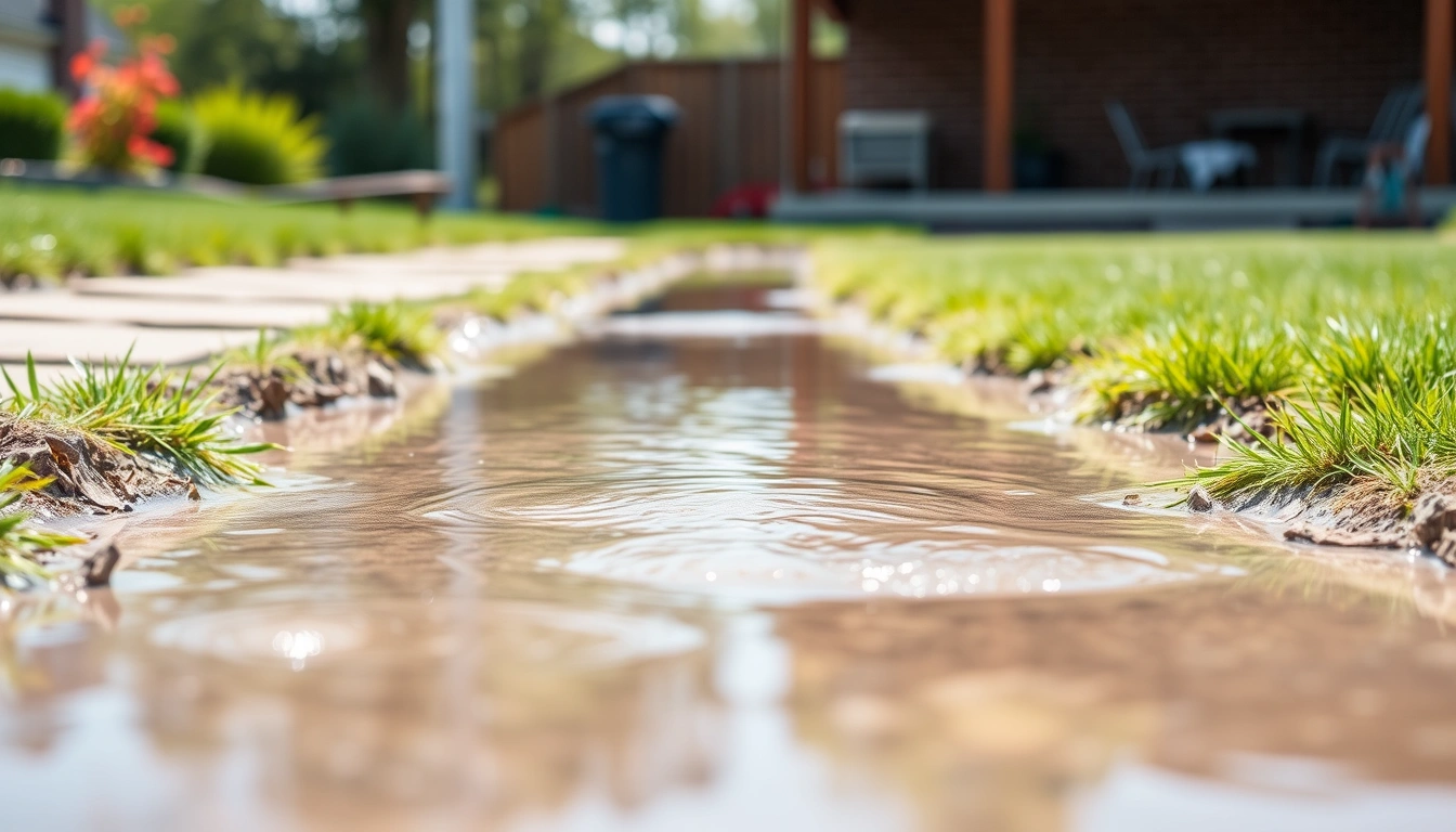 outdoor drain flooding Kokomo yard — photo 2